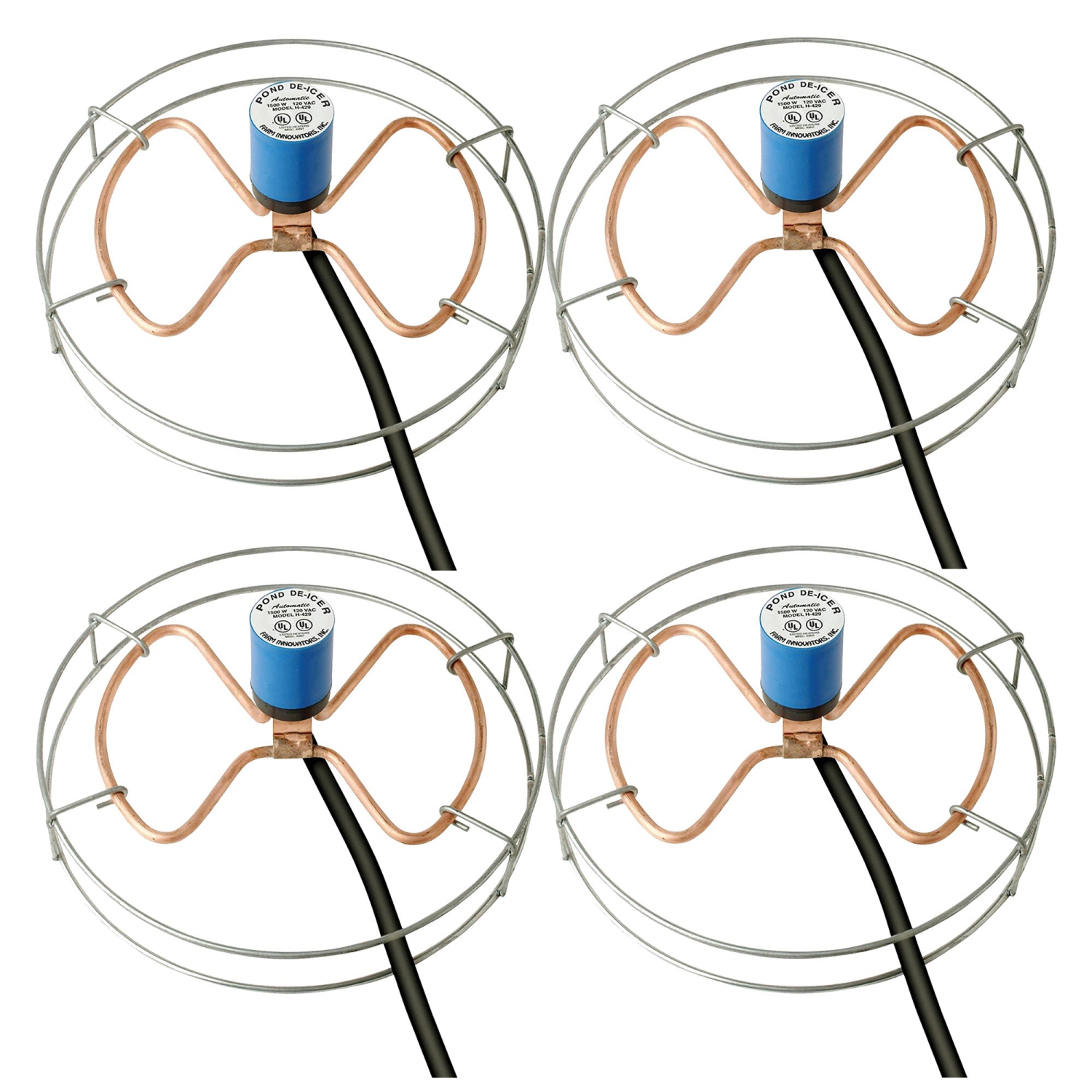 Dégivreur d'eau submersible en fonte d'aluminium de 429 1500 W de Farm Innovators