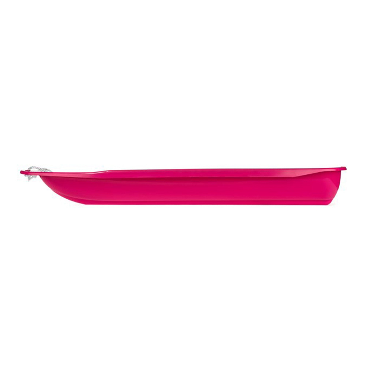 Lucky Bums Kids 48 Inch Plastic Snow Toboggan Sled with Pull Rope, Pink