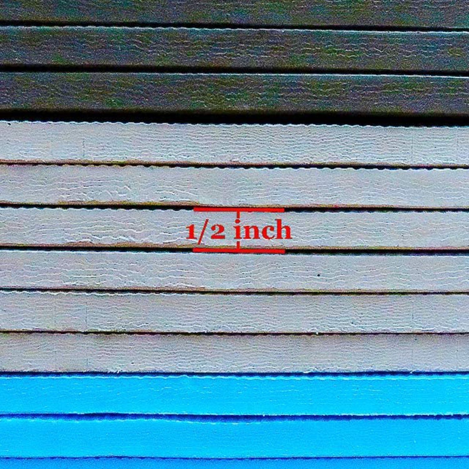 BalanceFrom – Tapis d’exercice en mousse EVA emboîtable de 96 pi2, bleu