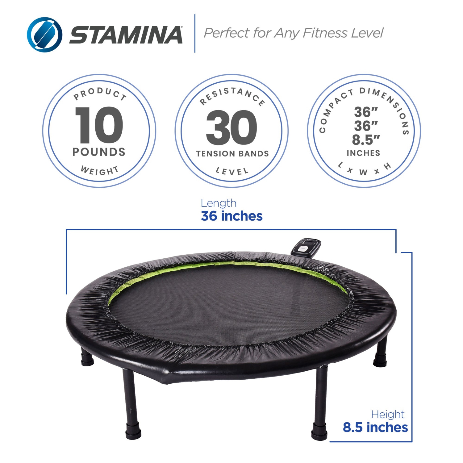 Stamina 36 Inch Trampoline Stamina Products 36 Inch Round