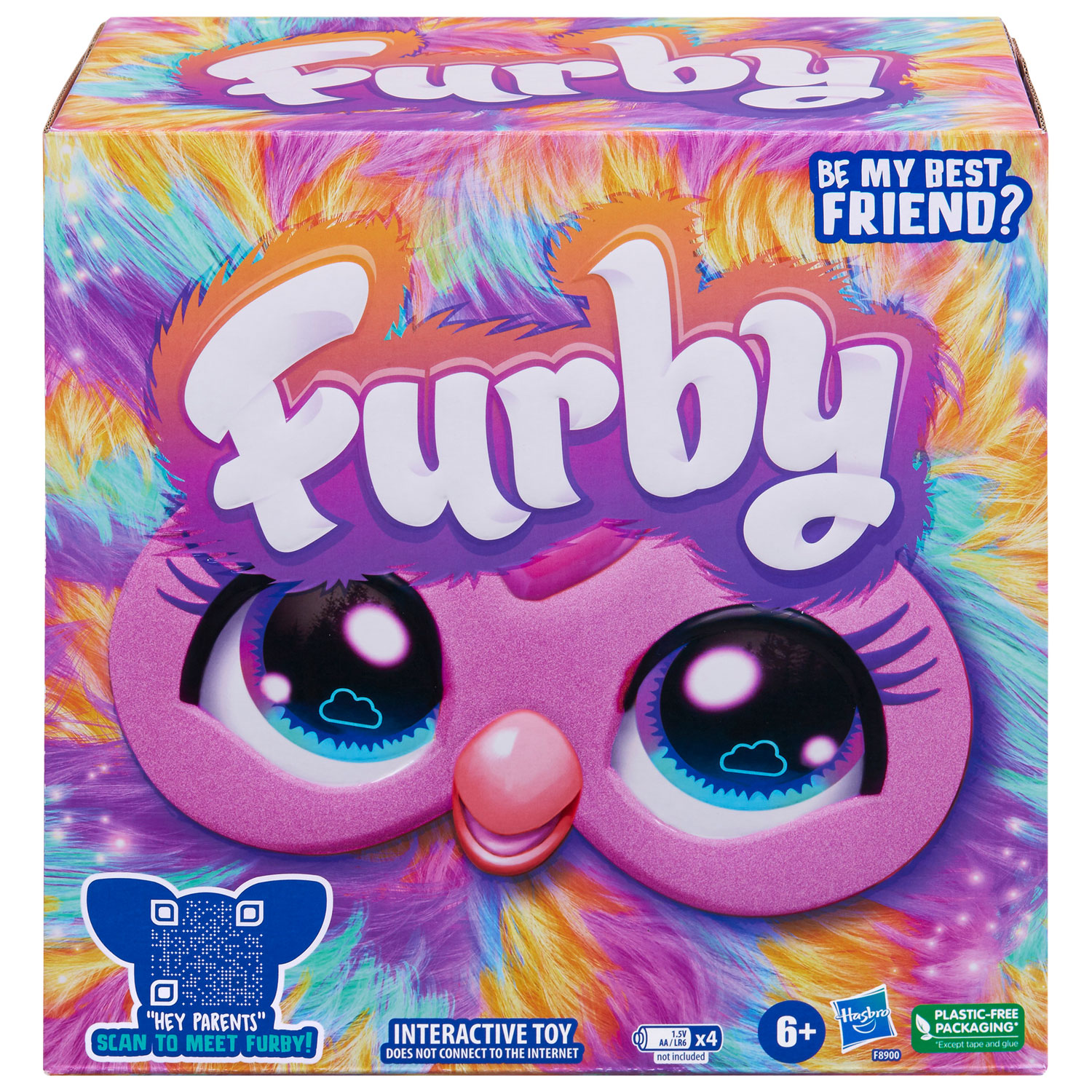 Hasbro Furby Friend Interactive Plush Toy - Tie-Dye