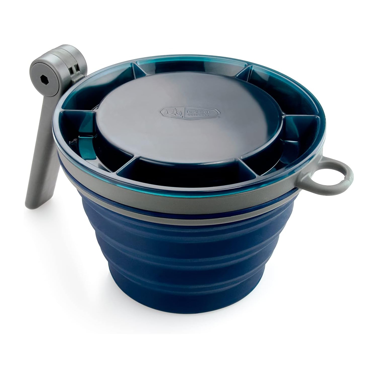 GSI Outdoors Collapsible Blue Fairshare Mug | Camping Backpacking