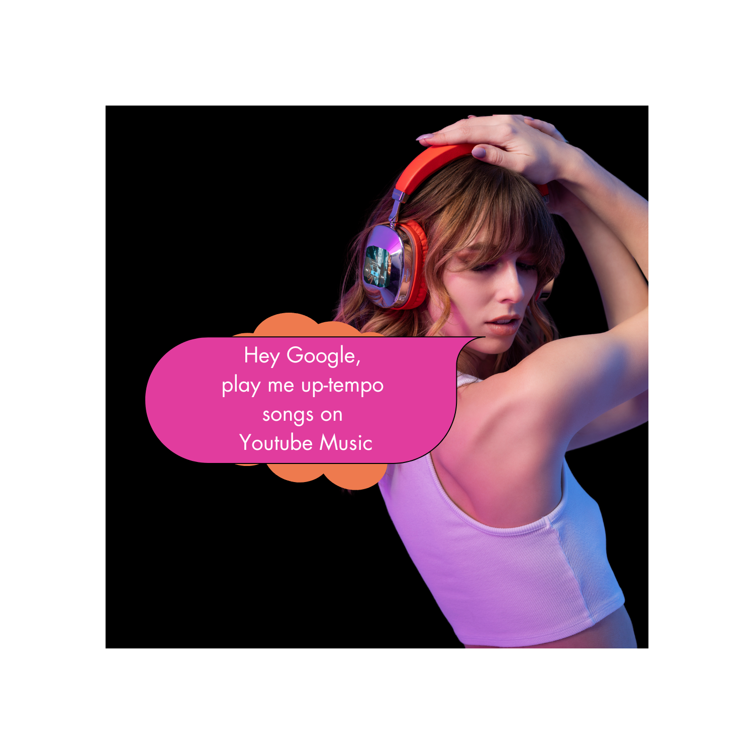 Écouteurs sans fil Vernte ANC, assistant vocal, stockage 128&nbsp;Go, suppression active du bruit hybride, LTE, Wi-Fi, Bluetooth, se écran de 2 po -