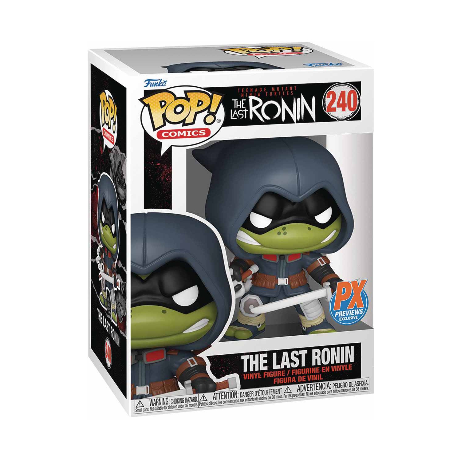 Figurine Pop Comics Teenage Mutant Ninja Turtles de 3,75 po exclusive - The Last Ronin n° 240