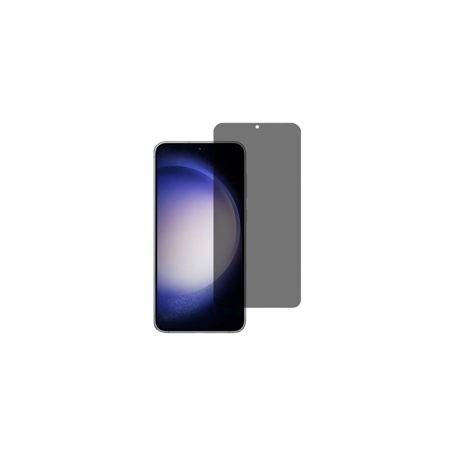 Protecteur d'écran ultramince en verre trempé Privacy de PANDACO pour Galaxy S24+ de Samsung