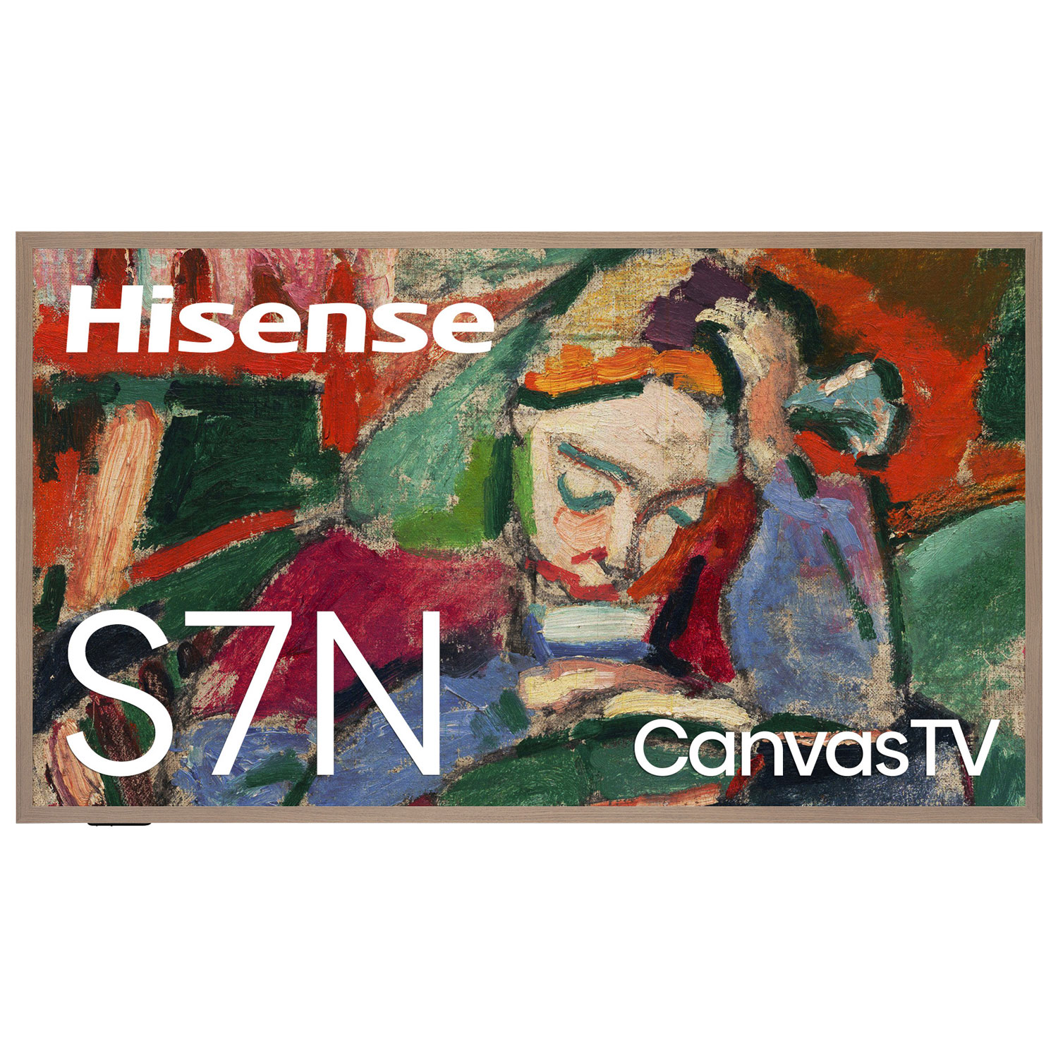 Hisense CanvasTV 55" S7N Series 4K UHD HDR QLED Smart Google TV - 2024
