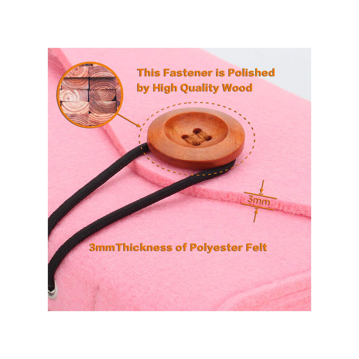 Portable Felt Storage Bag,Electronics Accessories Protective Case Pouch for MacBook Power Adapter, Mouse, Cellphone, Cables, SSD, HDD, Power