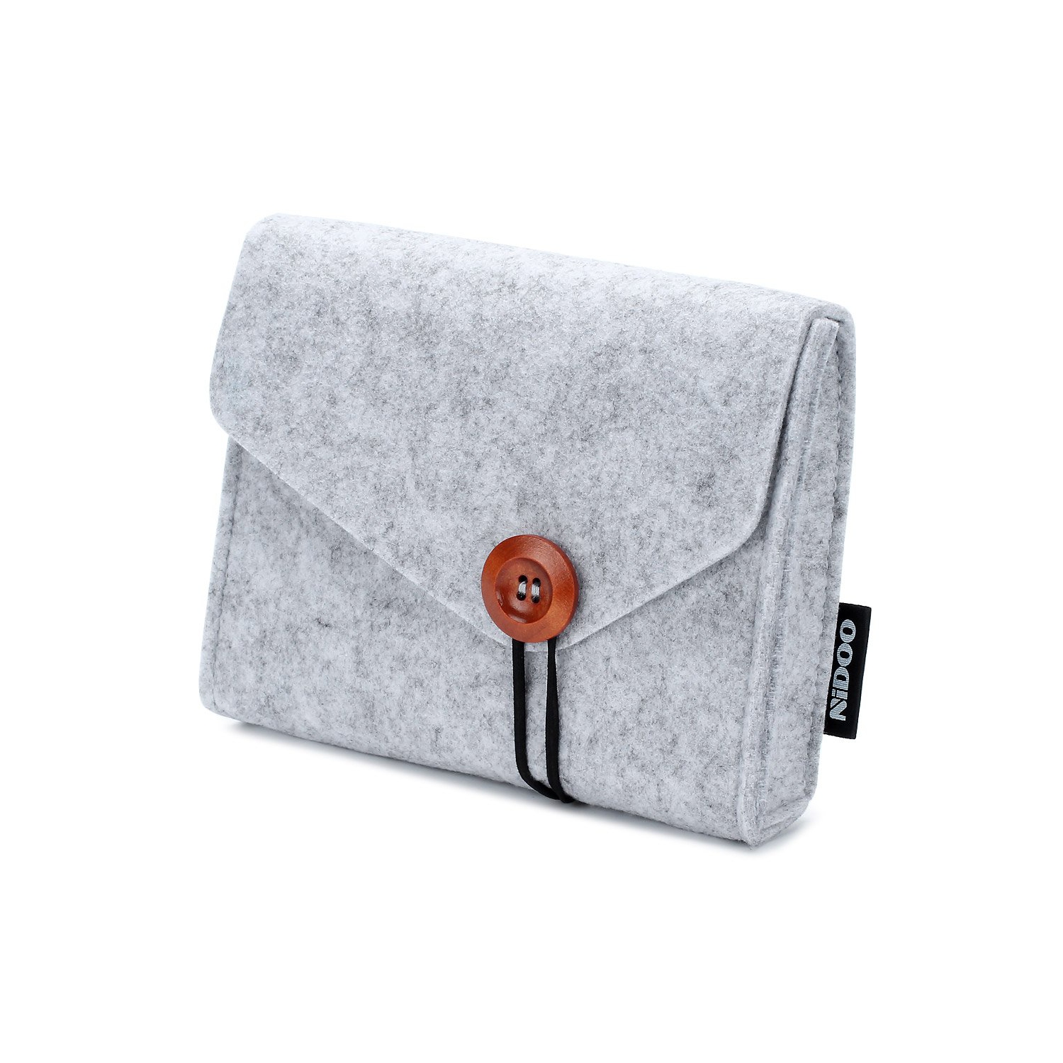 Portable Felt Storage Bag,Electronics Accessories Protective Case Pouch for MacBook Power Adapter, Mouse, Cellphone, Cables, SSD, HDD, Power