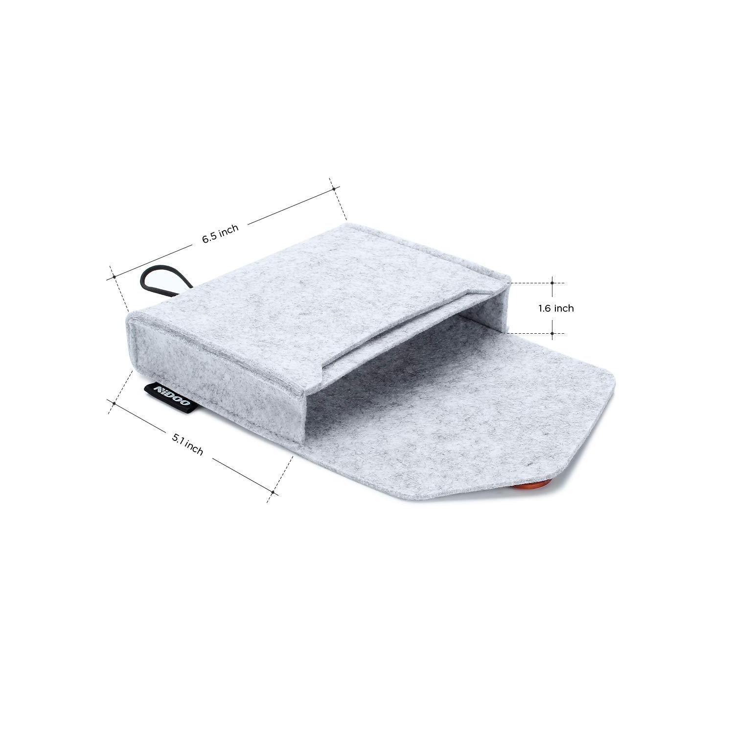 Portable Felt Storage Bag,Electronics Accessories Protective Case Pouch for MacBook Power Adapter, Mouse, Cellphone, Cables, SSD, HDD, Power