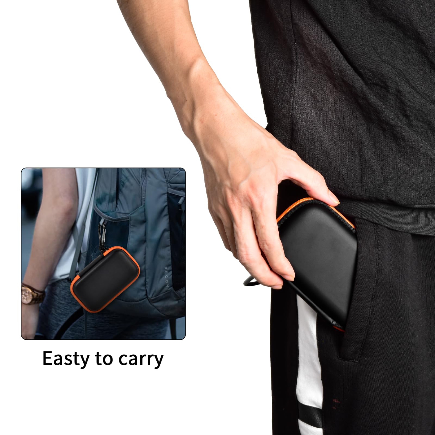 Étui compatible avec le disque SSD externe portatif 1&nbsp;To 2&nbsp;To 500&nbsp;Go Extreme de SanDisk, le disque SSD externe PRO de SanDisk, la