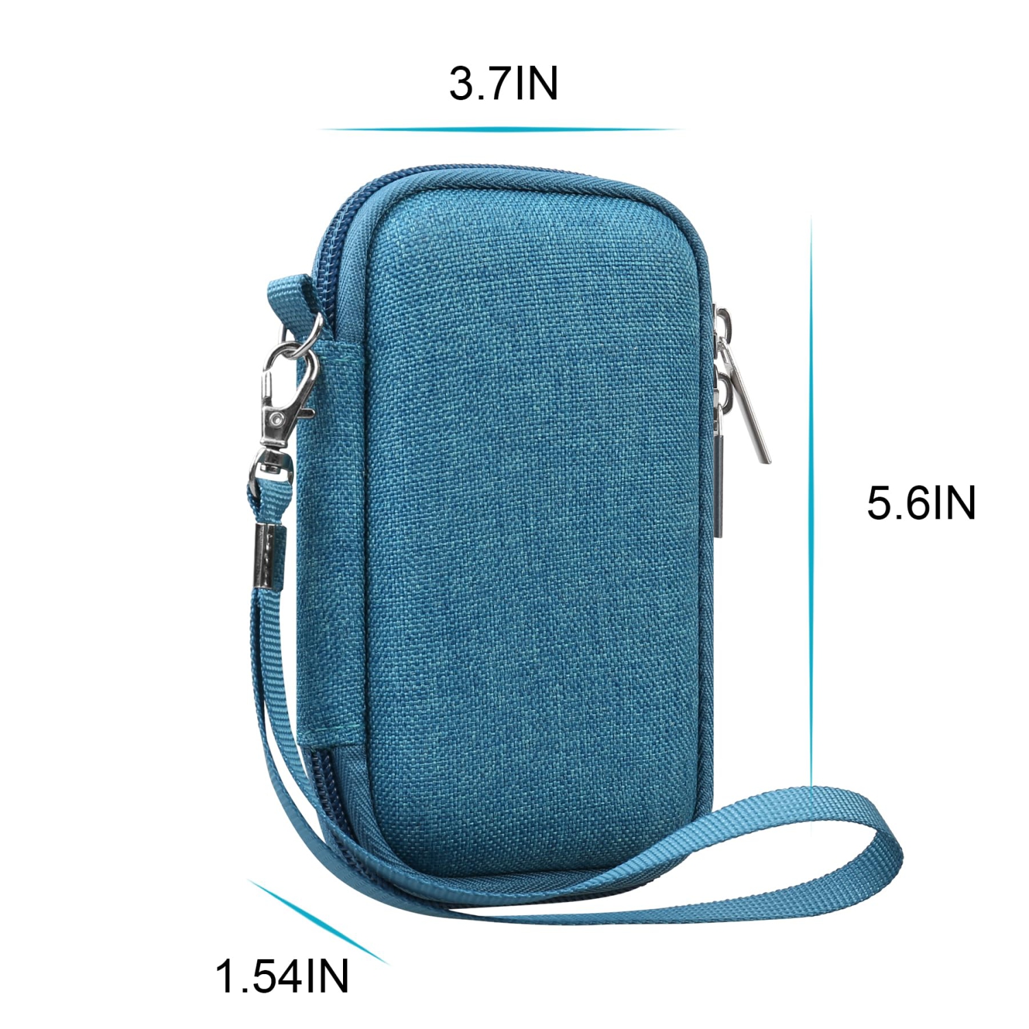 Hard Carrying Case for SanDisk Extreme Pro/SanDisk Extreme Portable External SSD 500GB 1TB 2TB 4TB USB-C Solid State Drive EVA Shockproof Protective