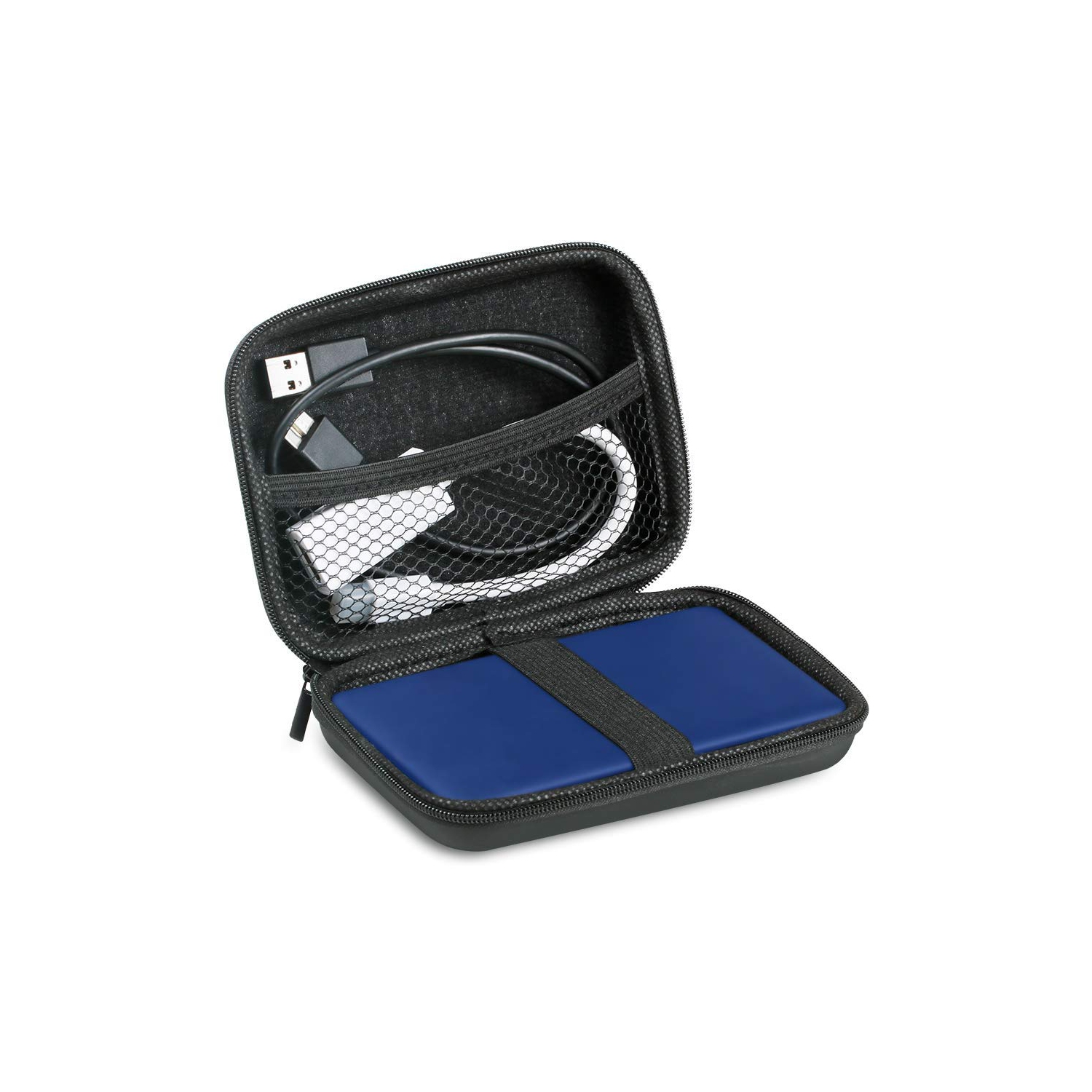 Étui pour disque dur, 2 sac pour disque dur étanche et antichoc de 2,5 po, étui de transport universel pour petits appareils électroniques et