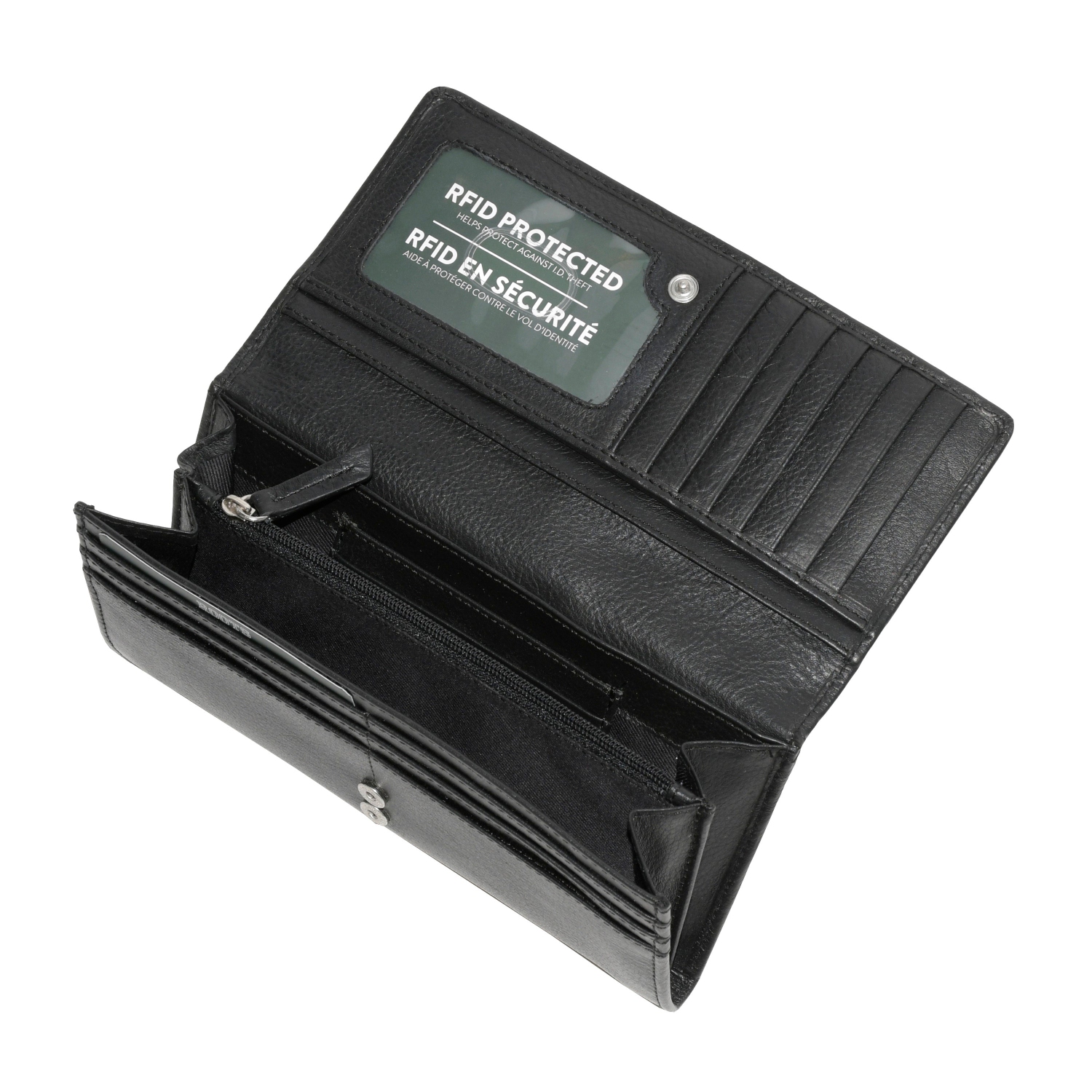 Sac-portefeuille extensible pour femmes de Roots 73 - Noir