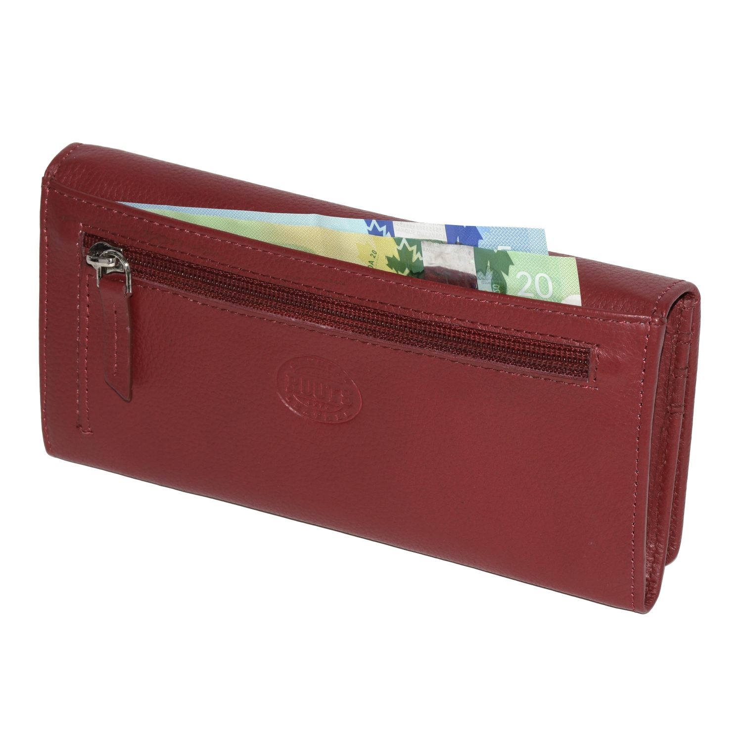 Sac-portefeuille expansible pour femme de Roots 73 - Rouge