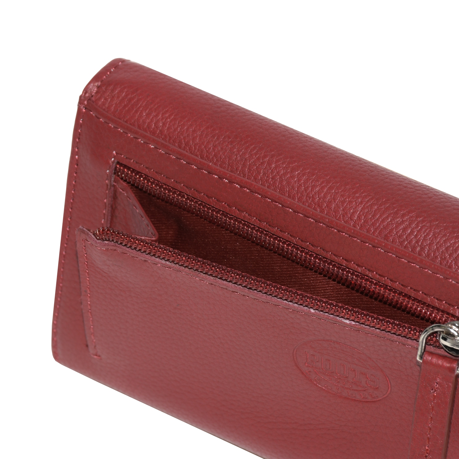 Sac-portefeuille expansible pour femme de Roots 73 - Rouge