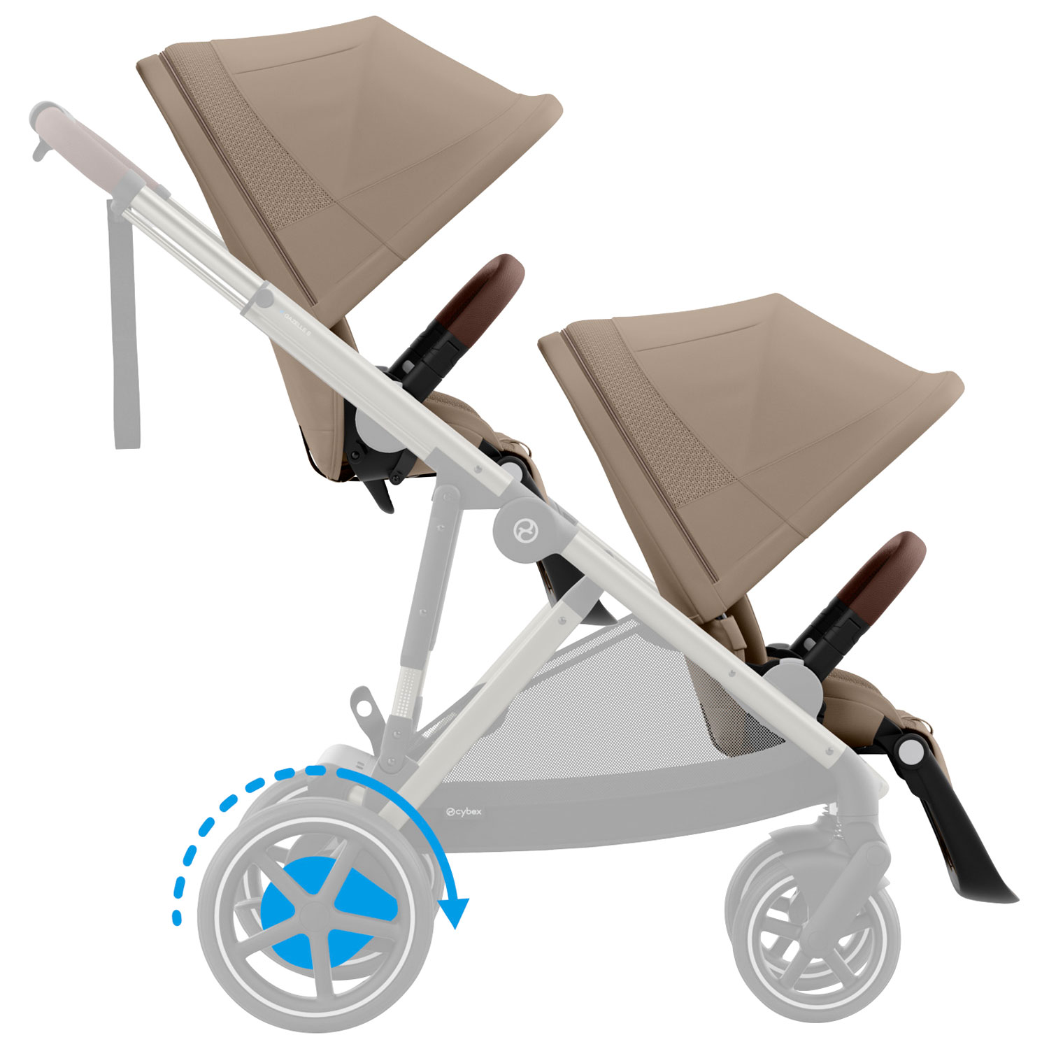 Cybex Seat Pack for Gazelle S & e-Gazelle S Stroller - Almond Beige