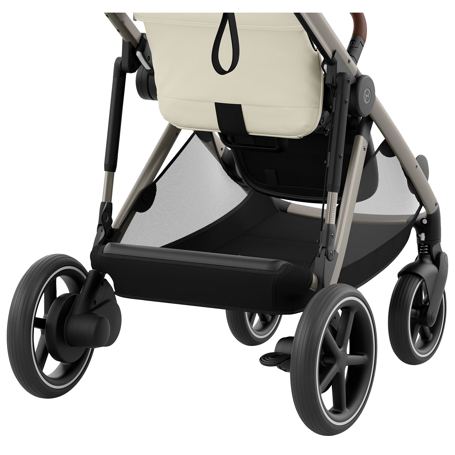 Poussette électrique convertible e-Gazelle S de Cybex - Beige coquillage