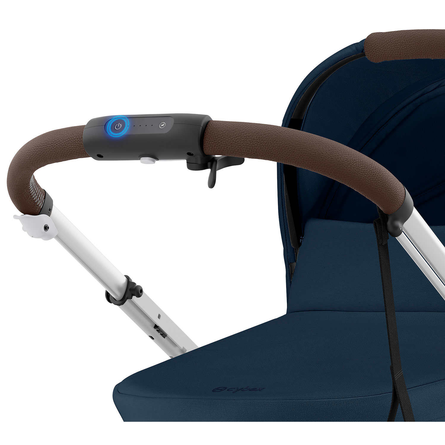 Cybex e-Gazelle S Electric Convertible Stroller - Ocean Blue