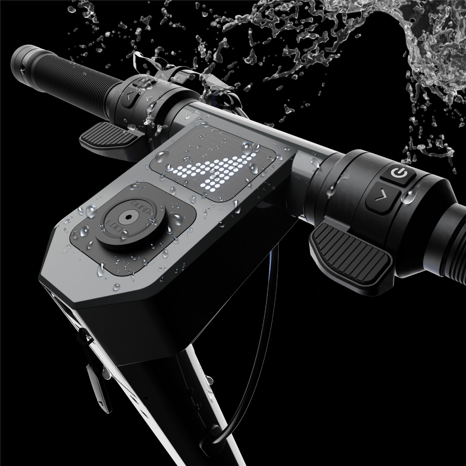 Trottinette électrique Go d'Apollo - Gris cosmique