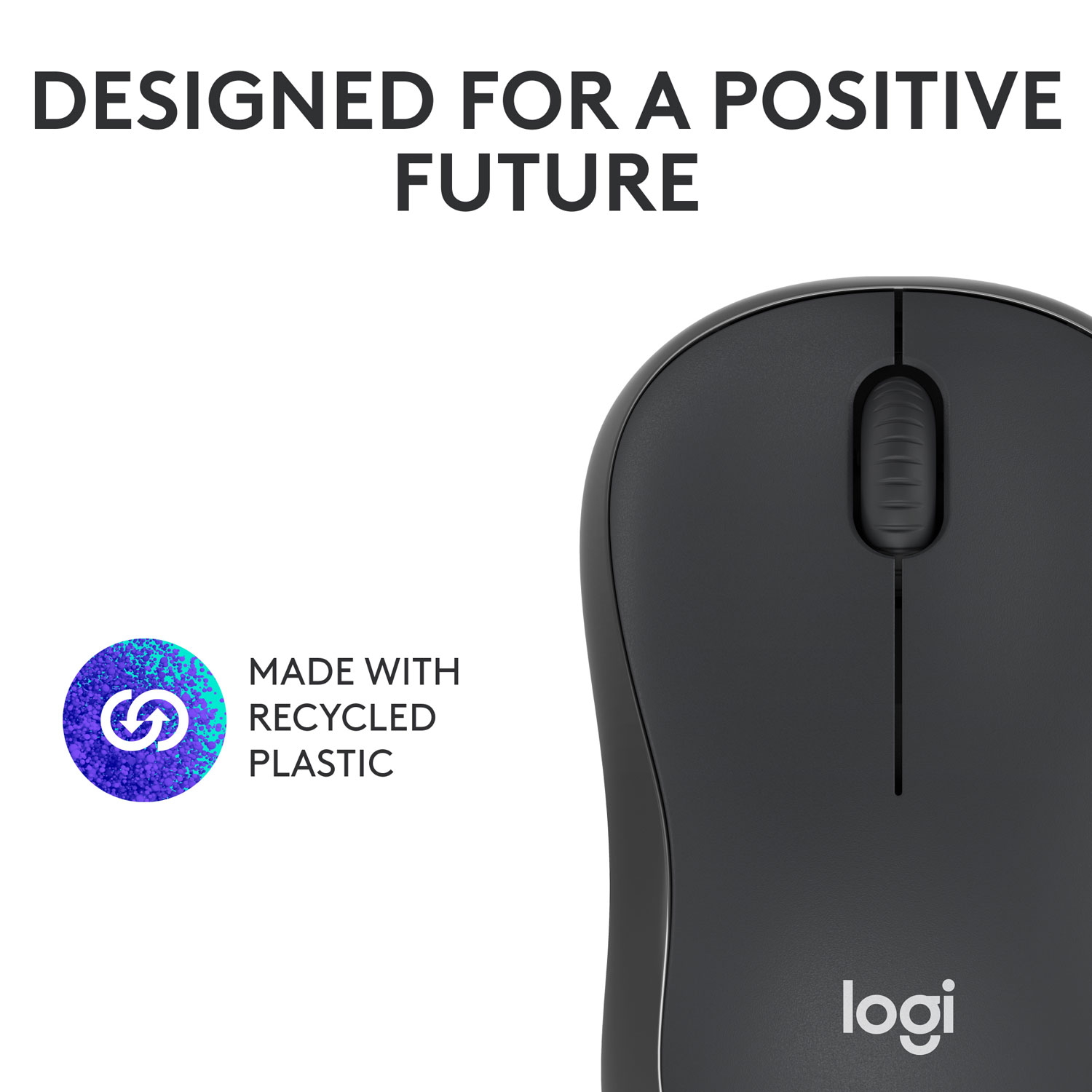 Logitech M240 Silent 4000 DPI Bluetooth Optical Mouse - Graphite