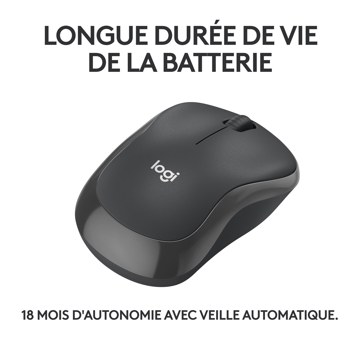 Logitech M240 Silent 4000 DPI Bluetooth Optical Mouse - Graphite