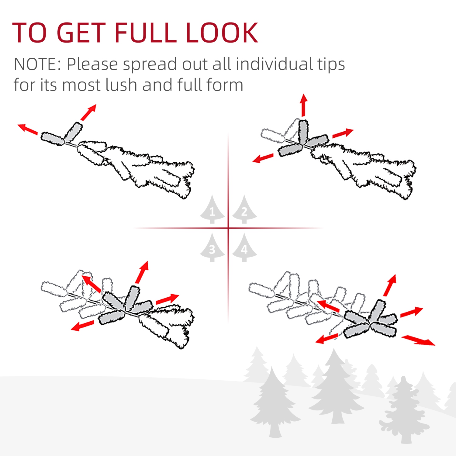 HOMCOM 5' Pencil Christmas Tree, Slim Artificial Xmas Tree with Realistic Branches, Sturdy Stand, Green