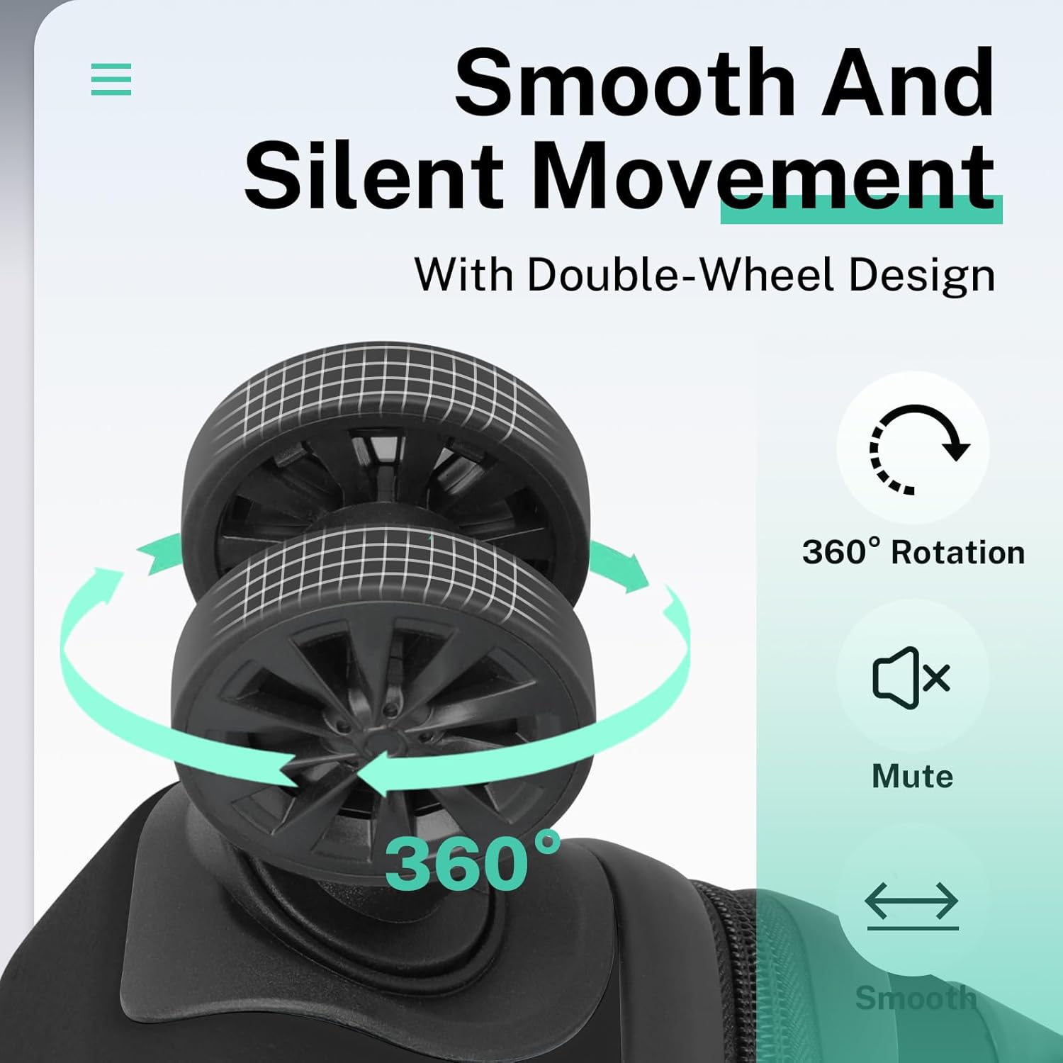 Bagage de cabine 2 pièces Coolhut, valise de 20 po et plus, mini étuis à cosmétiques de 14 po, ensembles de valises rigides, valise USB avec