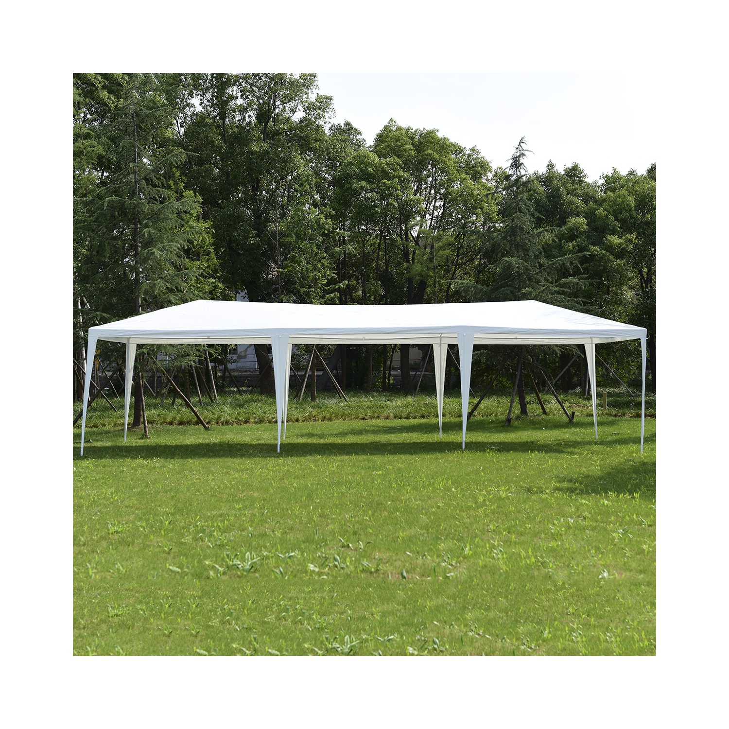 Auvent de tente pour le mariage extérieur de 10 x 30 pi de Costway