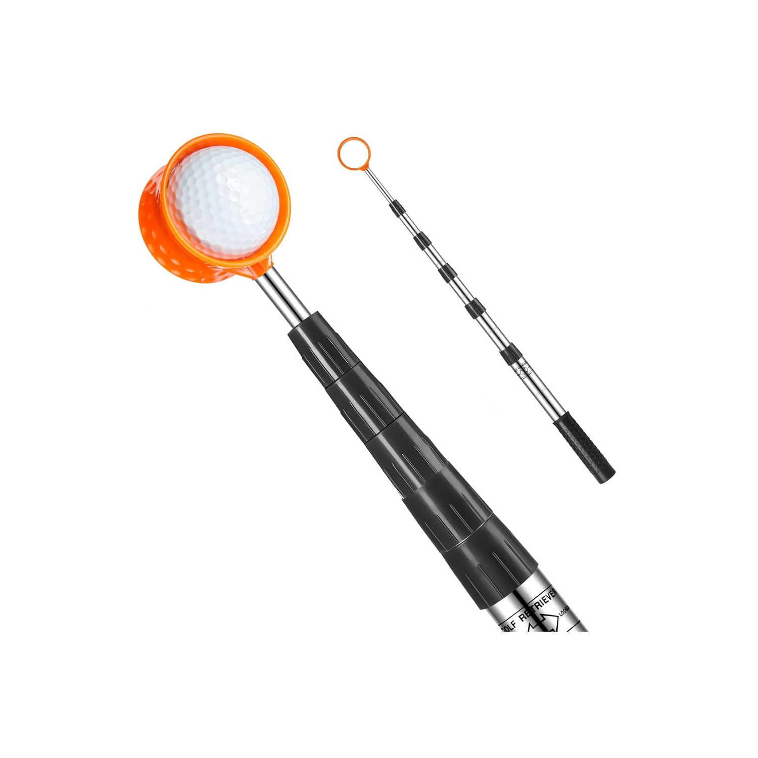 axGear Golf Ball Retriever Aluminum Alloy Shaft Telescopic Picker Extandable 18 Ft