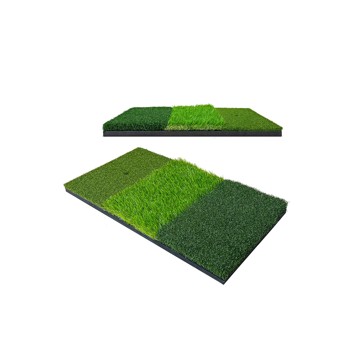 axGear Turf Golf Hitting Mat 3 in 1 Practice Grass Mat Green Rough Fairway Tri-Turf