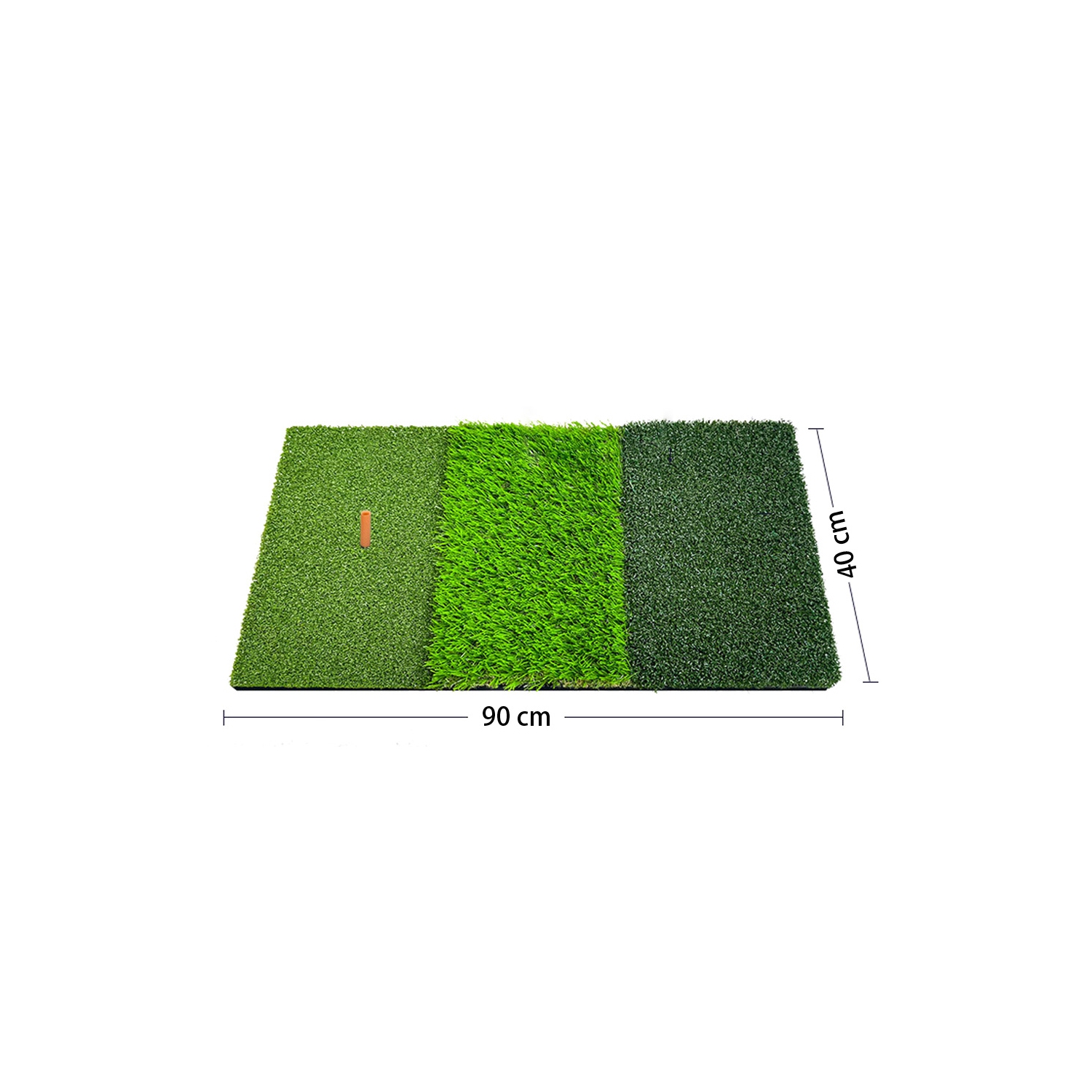 axGear Turf Golf Hitting Mat 3 in 1 Practice Grass Mat Green Rough Fairway Tri-Turf