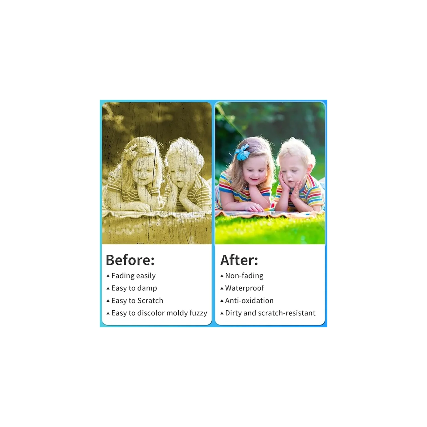 Paquet de 30 pochettes de plastification thermique, 8,5 x 11 po, 3 mil, feuilles de plastification transparentes, format lettre, pour l’éducation,