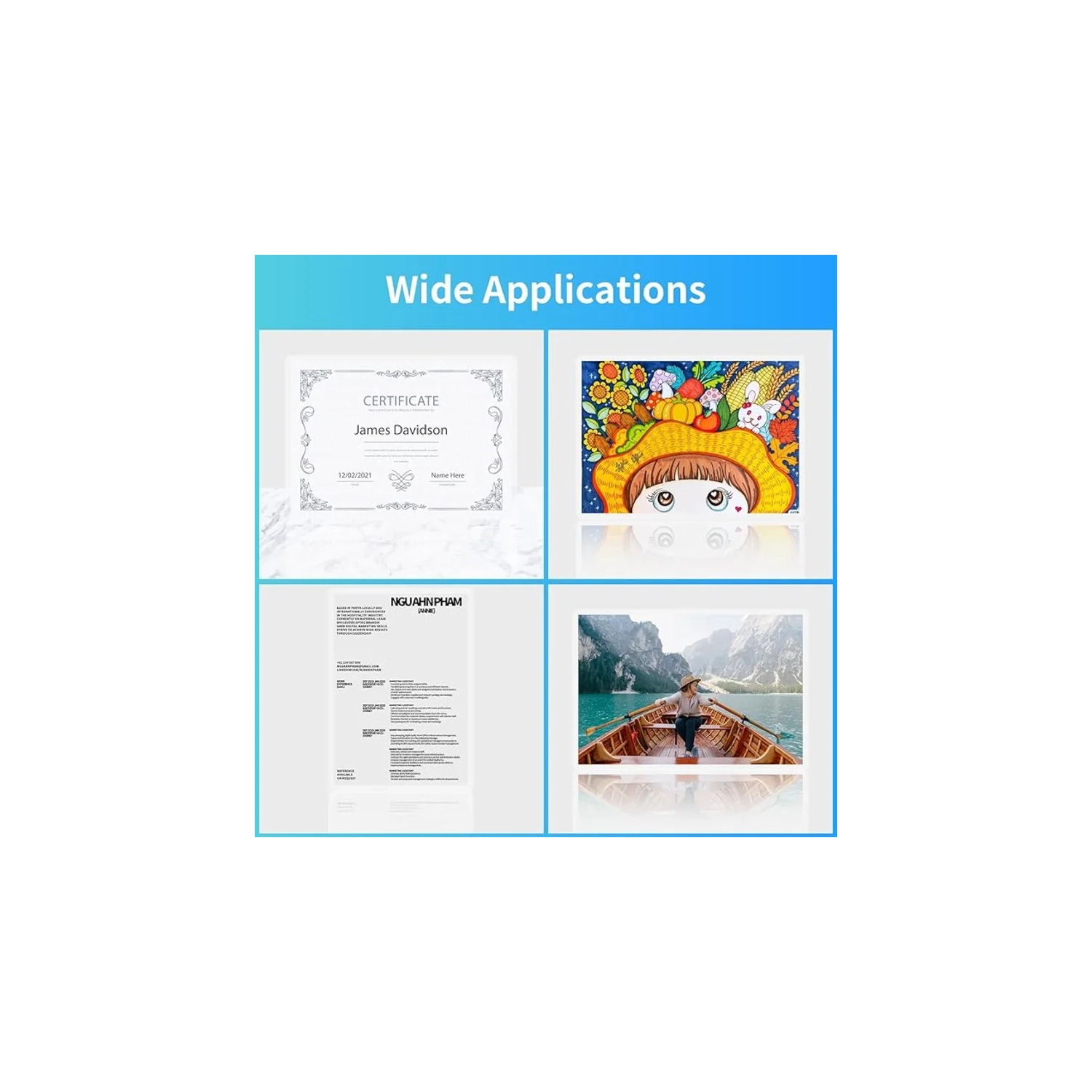 Paquet de 30 pochettes de plastification thermique, 8,5 x 11 po, 3 mil, feuilles de plastification transparentes, format lettre, pour l’éducation,