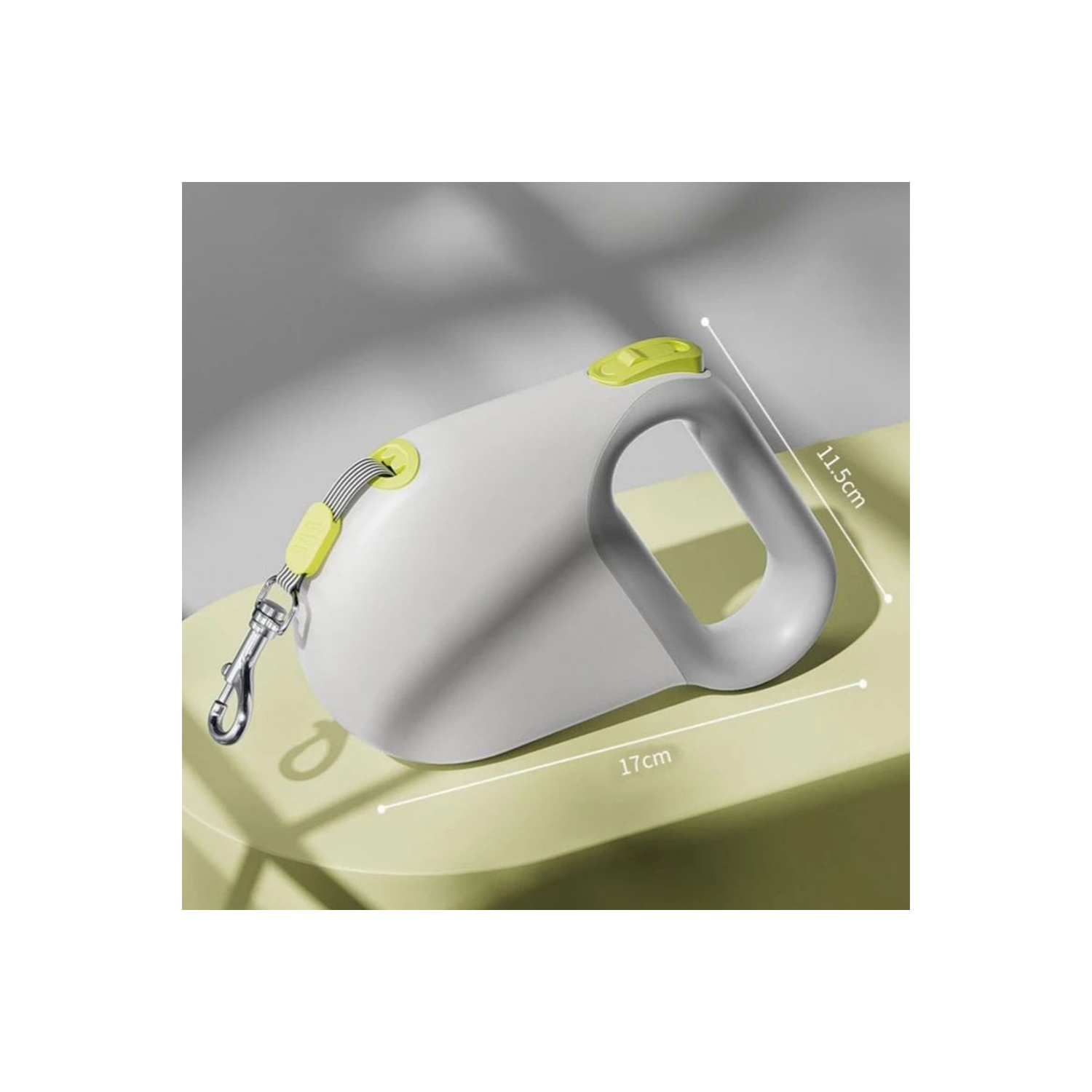 Laisse rétractable pour chien avec collier extensible automatique 16ft 5 M d'axGear - Bleu