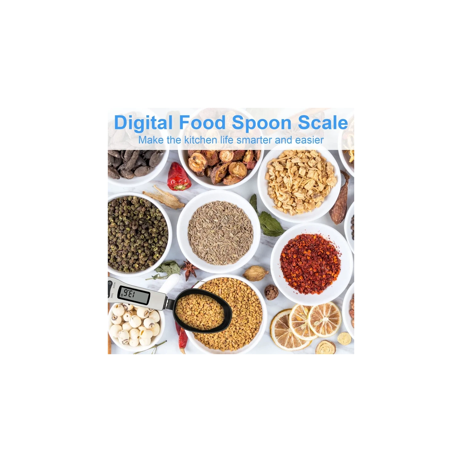 500&nbsp;g Balance de cuillère à mesurer électronique de précision - outil de pesée de cuisine portatif de haute précision pour la cuisson et la