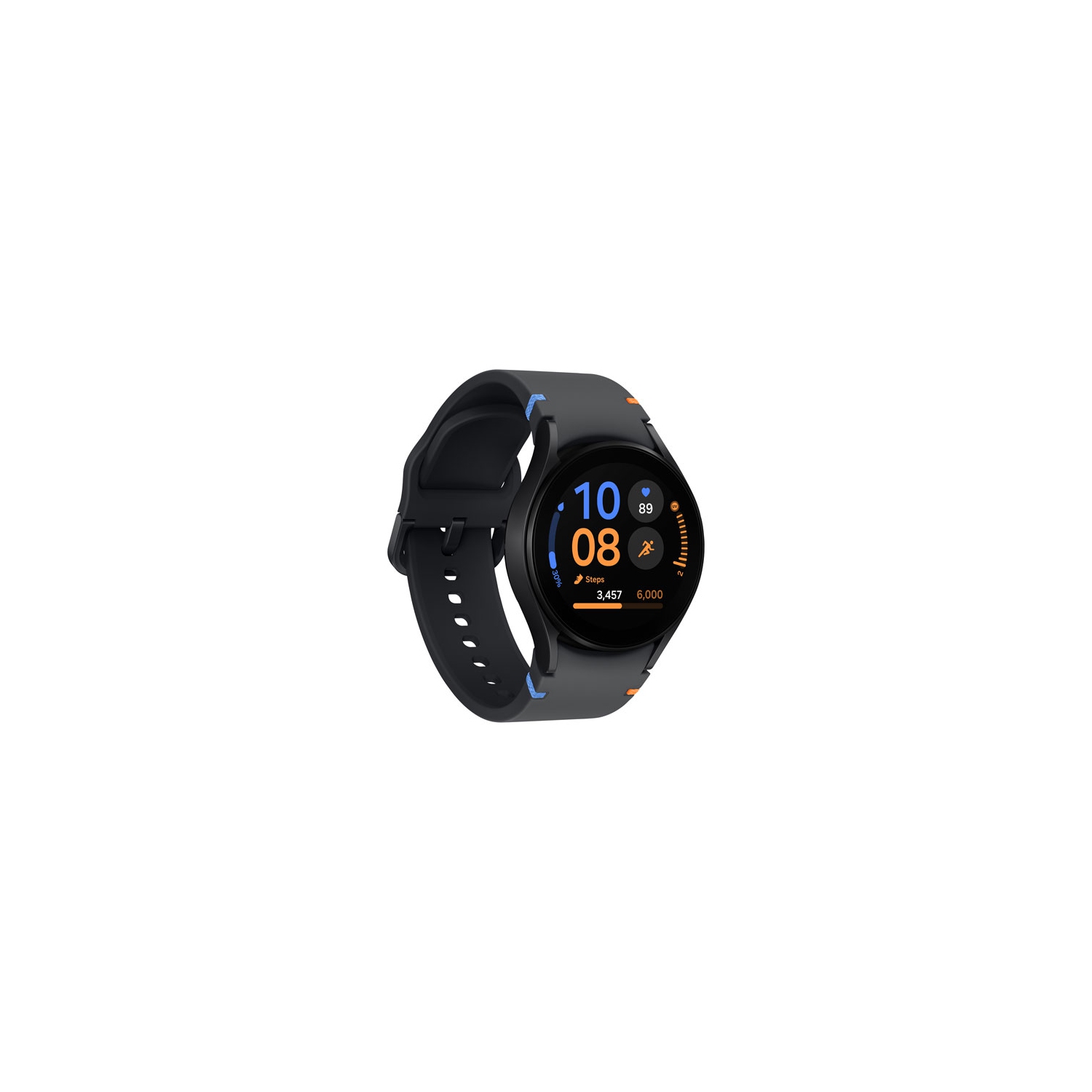 Remis à neuf - montre intelligente 40&nbsp;mm Galaxy Watch FE (GPS) de Samsung avec moniteur de fréquence cardiaque - Noir