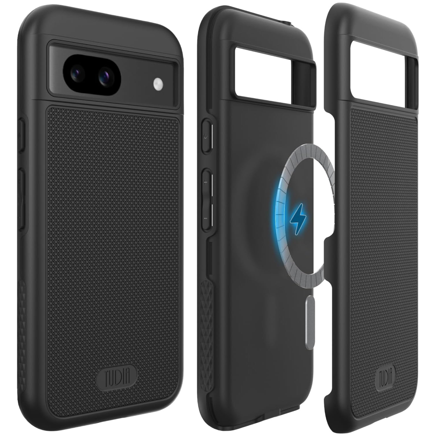TUDIA MergeGrip Google Pixel 8a Case Magsafe Compatible - Black