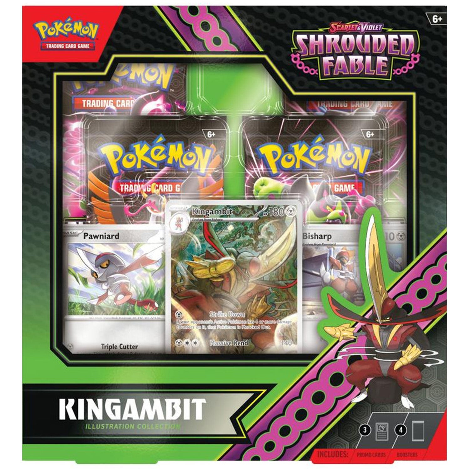 Jeu de cartes à collectionner Pokémon USA : Scarlet & Violet Shrouded Fable Special illustration Collection - Kingambit TCG