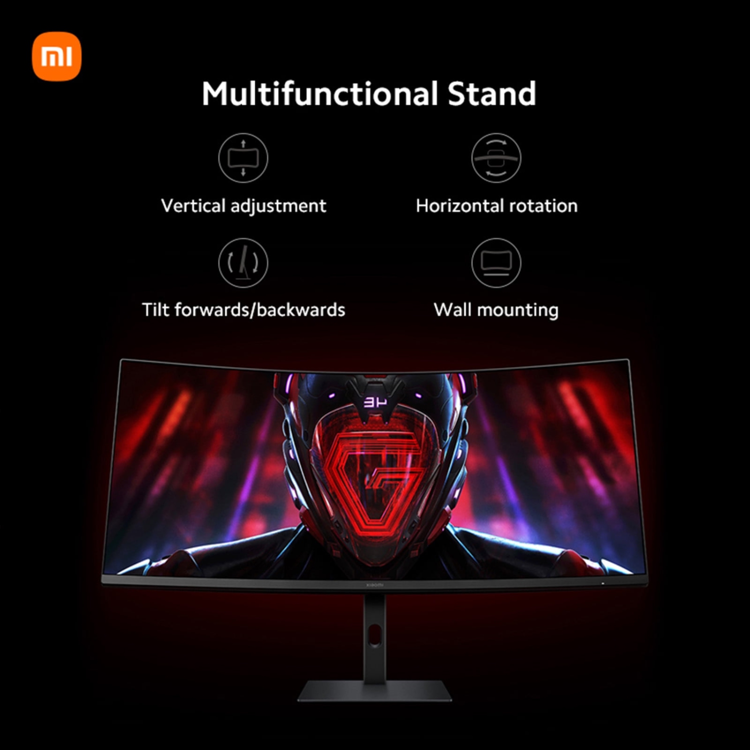 Xiaomi Gaming Monitor 34 inch Wide Curved Computer Screen: 180Hz, WQHD, Ultrawide, 1ms FreeSync, 3440*1440