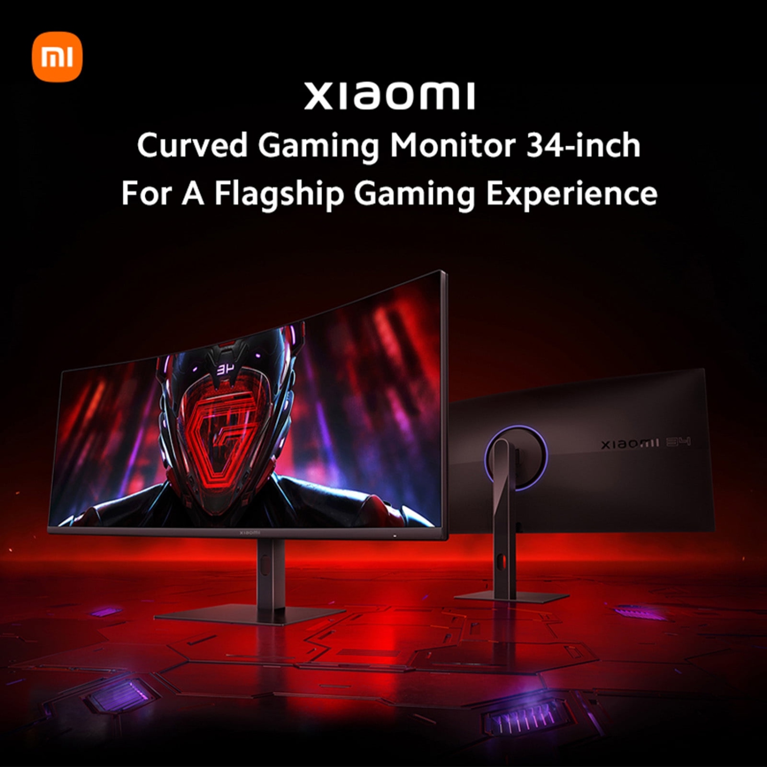 Xiaomi Gaming Monitor 34 inch Wide Curved Computer Screen: 180Hz, WQHD, Ultrawide, 1ms FreeSync, 3440*1440