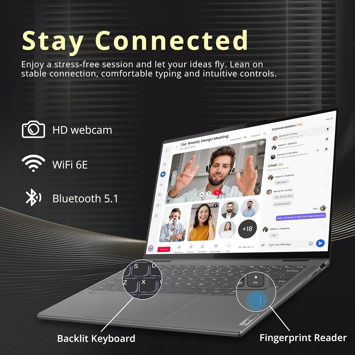 Lenovo Yoga 7i 14" 2K Touchscreen 2-in-1 Laptop, Intel Ultra 5 125U, 672GB Storage(512GB SSD+160GB Docking Station Set), 16GB RAM, Backlit KB,