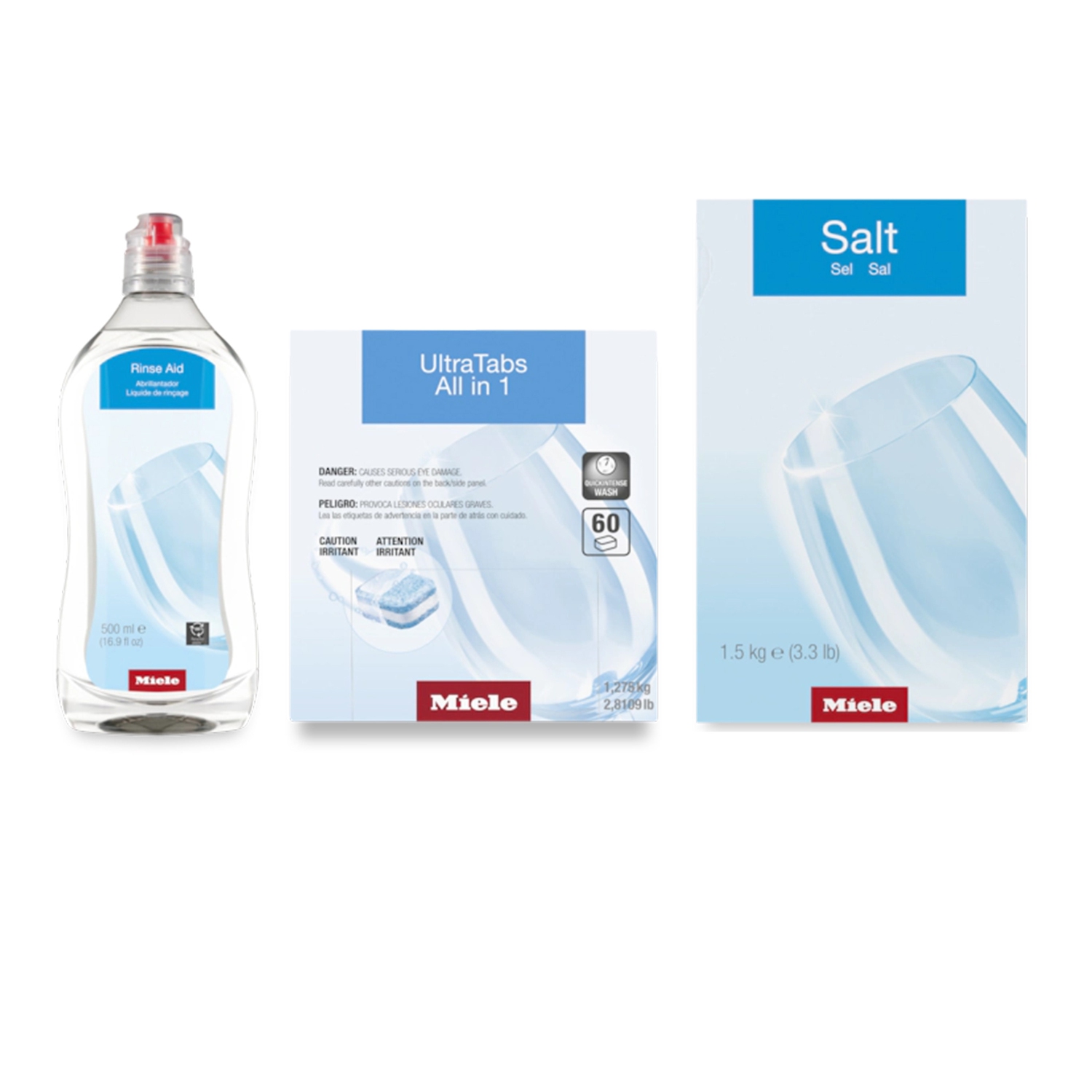 Ensemble de nettoyage de lave-vaisselle de Miele