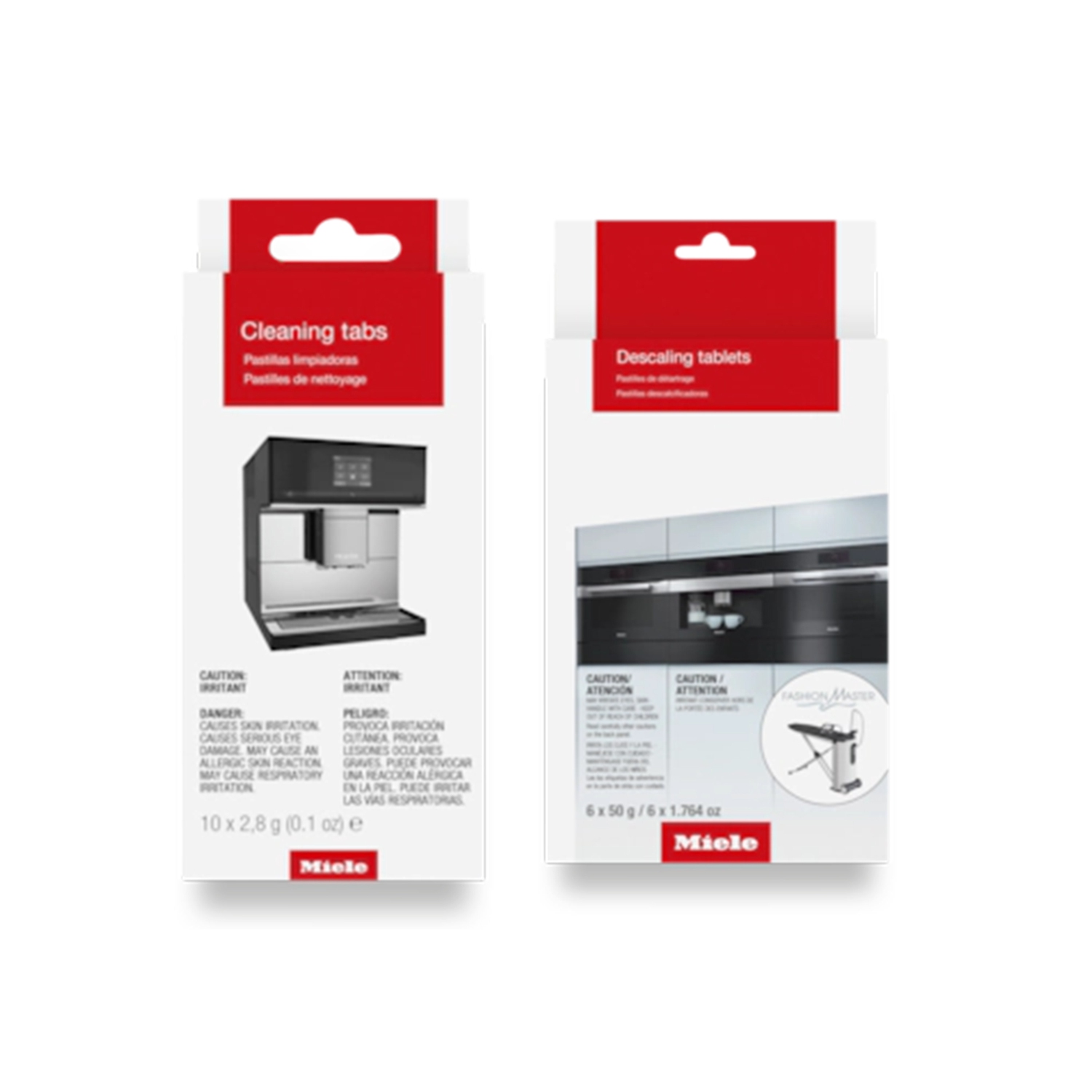 Ensemble de nettoyage pour machine à café et four de Miele