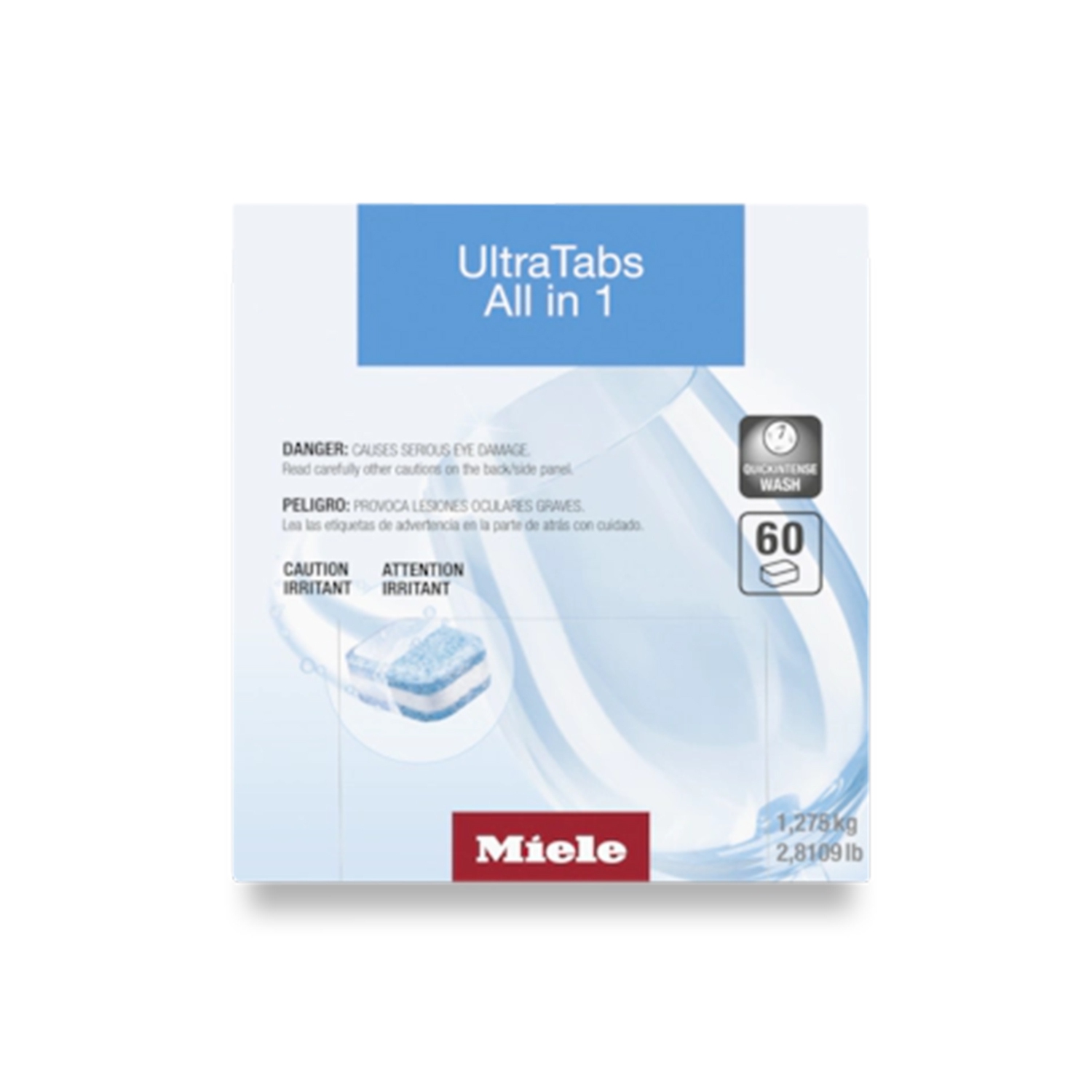 Miele UltraTabs All in 1 Dishwasher Detergent Tablets 120 tabs Bundle