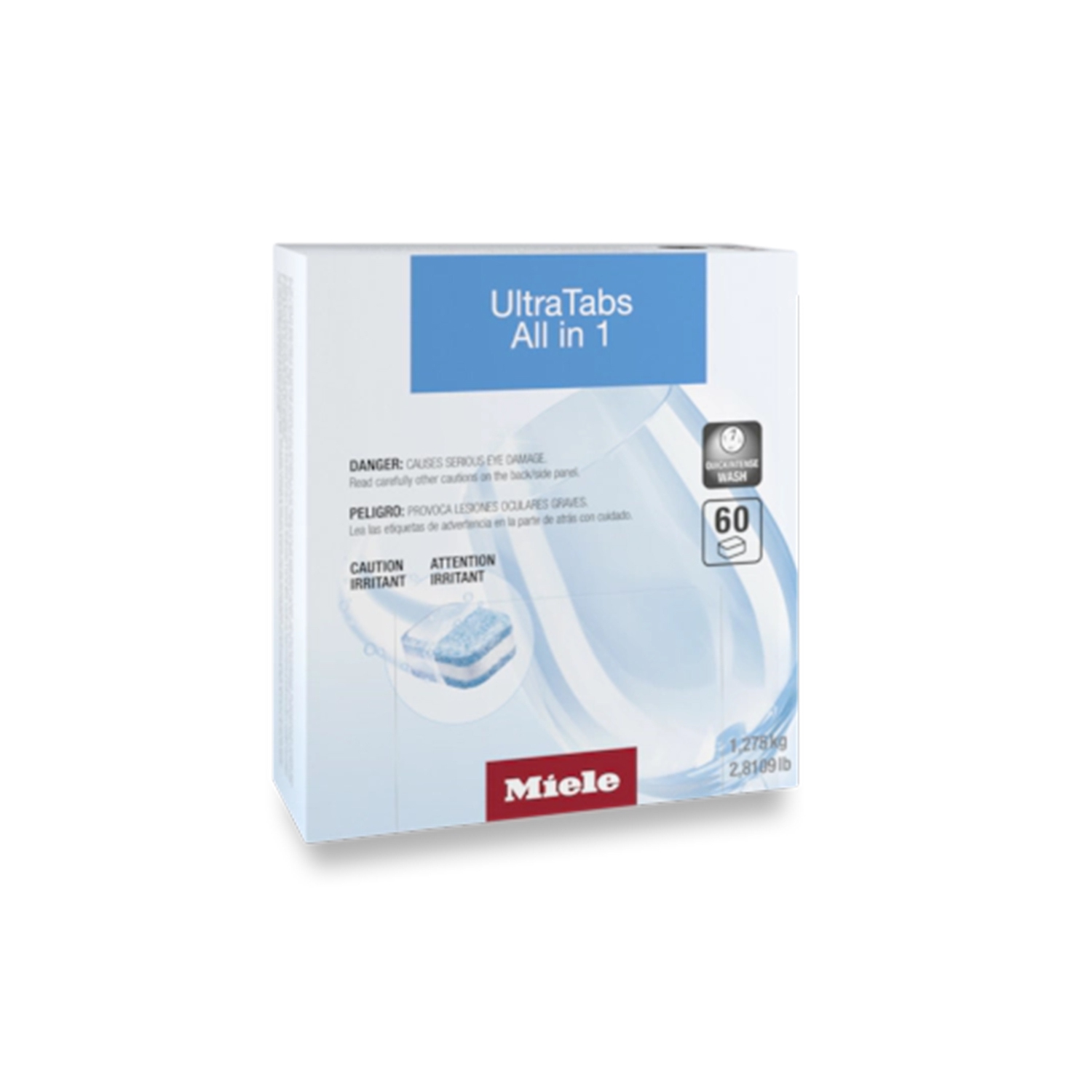 Miele UltraTabs All in 1 Dishwasher Detergent Tablets 120 tabs Bundle