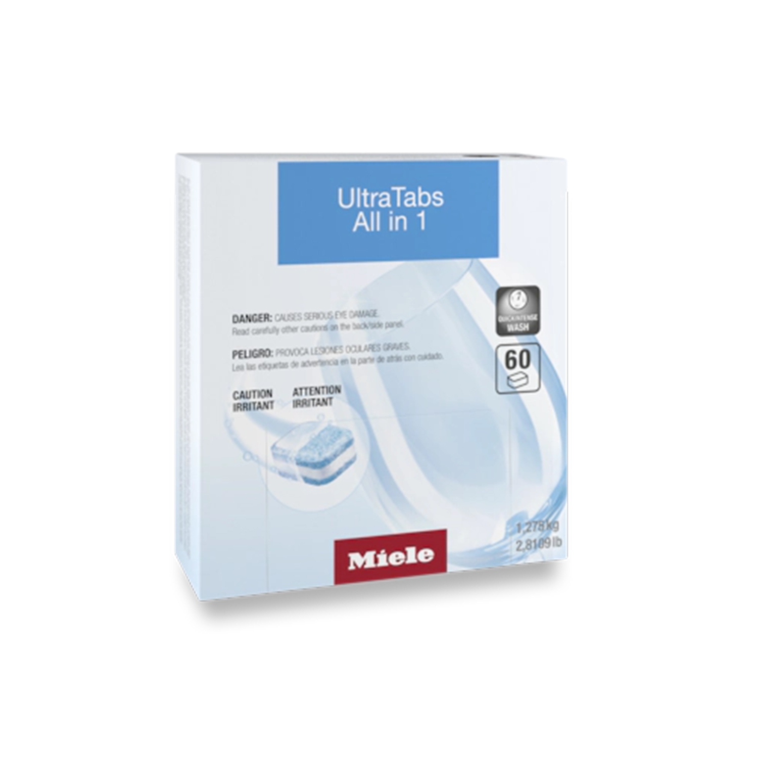 Ensemble de tablettes tout-en-un UltraTabs 1 avec détergent pour lave-vaisselle à 240 onglets de Miele