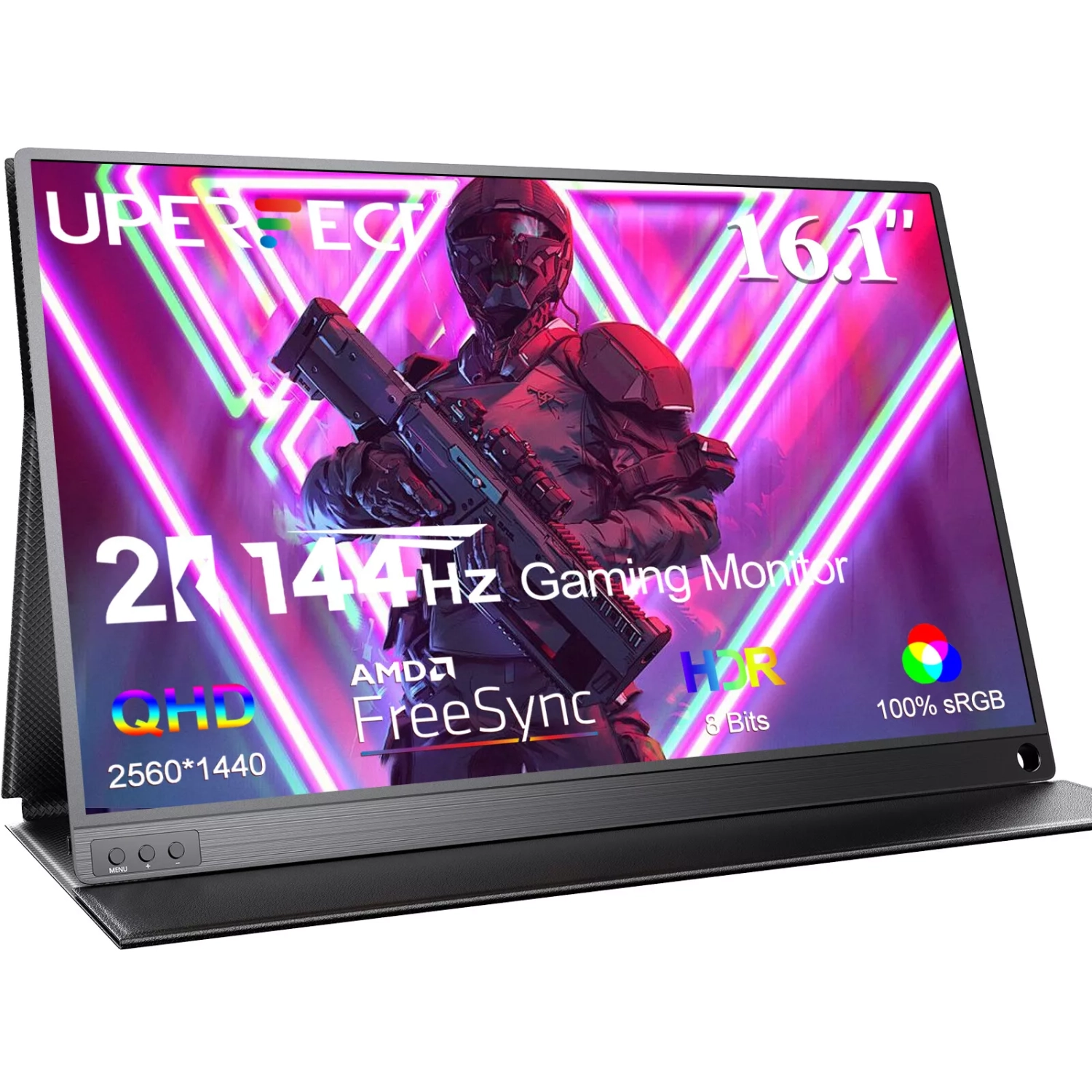 UPERFECT 16.1" 2K 144Hz Gaming Monitor Portable Display UPERFECT 2560*1440 QHD