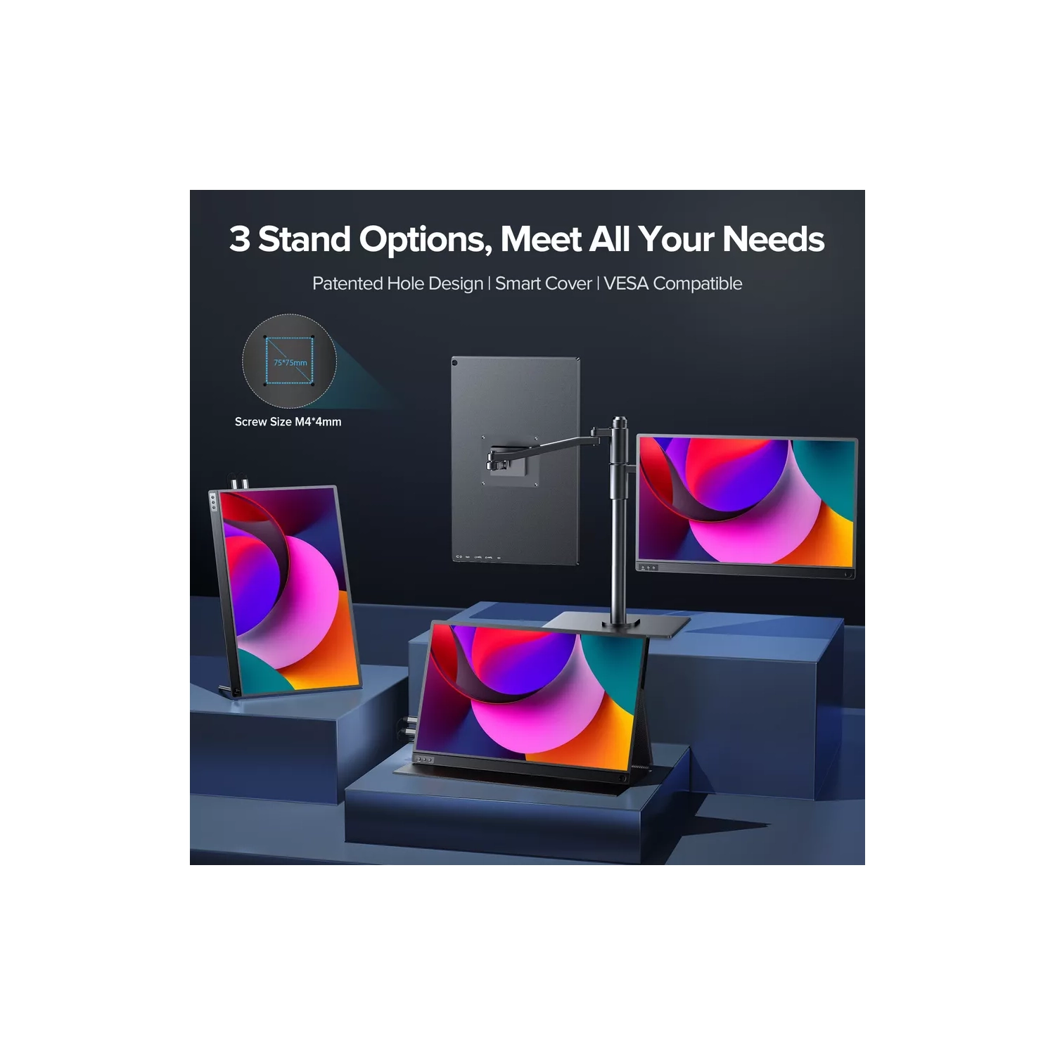 UPERFECT 16.1" 2K 144Hz Gaming Monitor Portable Display UPERFECT 2560*1440 QHD