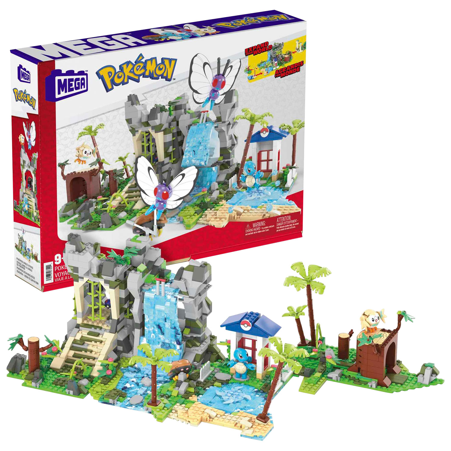 Mattel MEGA Construx Pokemon: Jungle Voyage Set - 1362 Pieces