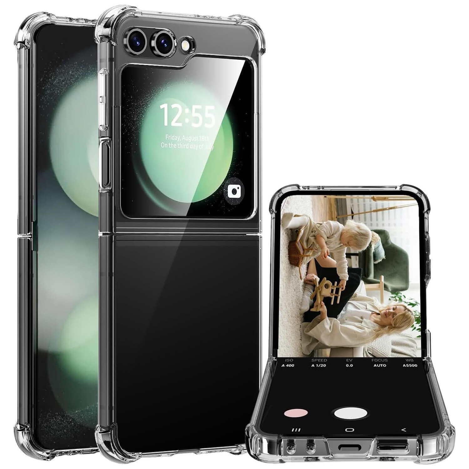 [CS] Étui rigide en TPUR Jelly Bumper pour Samsung Z Flip 6, transparent
